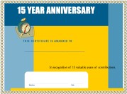 anniversary certificates