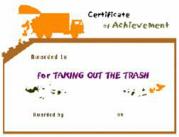 trash certificates